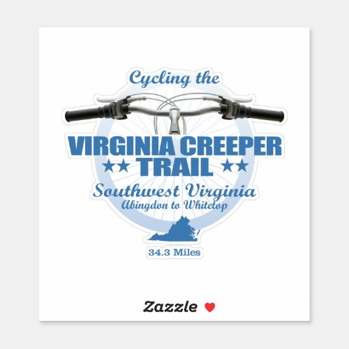 Virginia Creeper Trail H2 Sticker