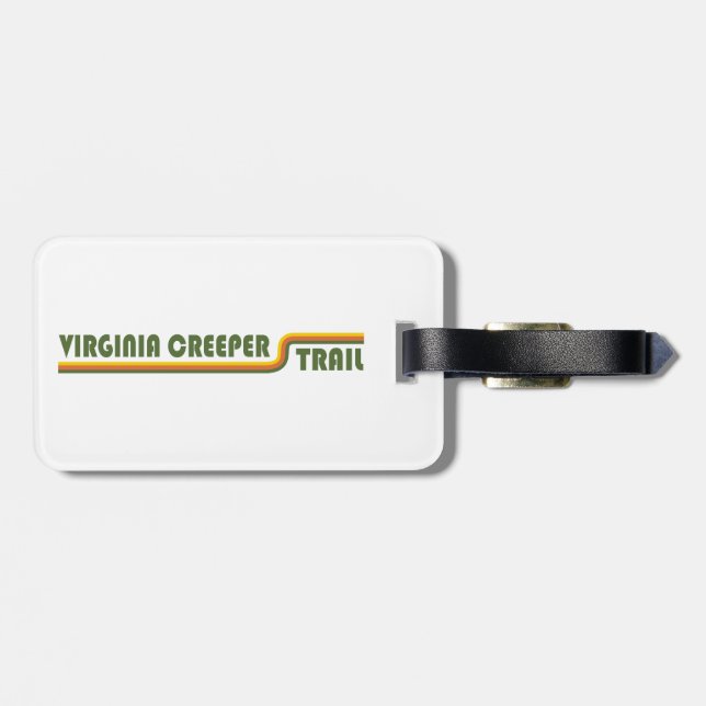 Virginia Creeper Trail Luggage Tag (Back Horizontal)