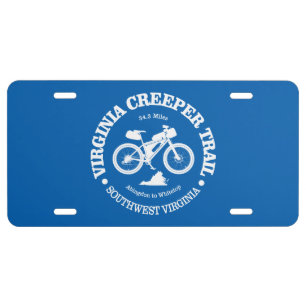Virginia Creeper Trail (MB) License Plate