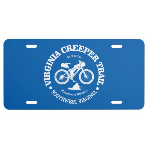 Virginia Creeper Trail MB License Plate