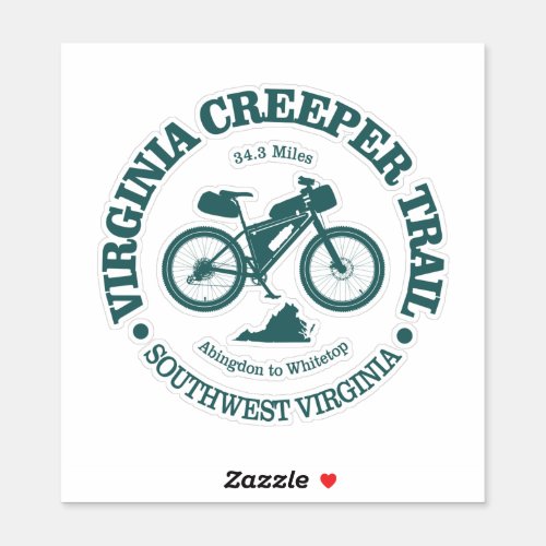 Virginia Creeper Trail MB Sticker