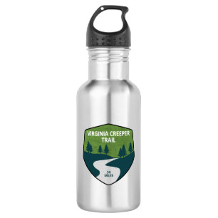 Virginia Creeper Trail Stainless Steel Water Bottle