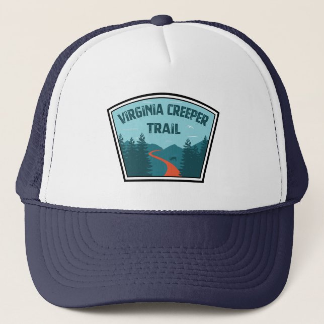 Virginia Creeper Trail Trucker Hat (Front)