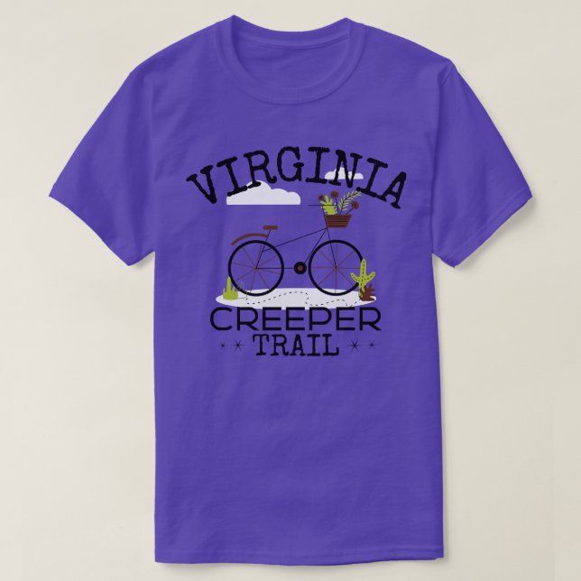 Virginia Creeper Trail TShirt 1 (Design Front)