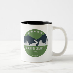 Virginia Creeper Trail Two-Tone Coffee Mug