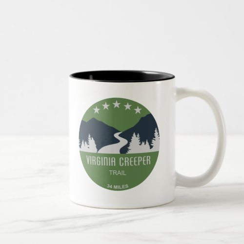 Virginia Creeper Trail Two_Tone Coffee Mug