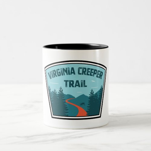 Virginia Creeper Trail Two_Tone Coffee Mug