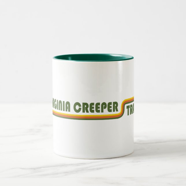 Virginia Creeper Trail Two-Tone Coffee Mug (Center)