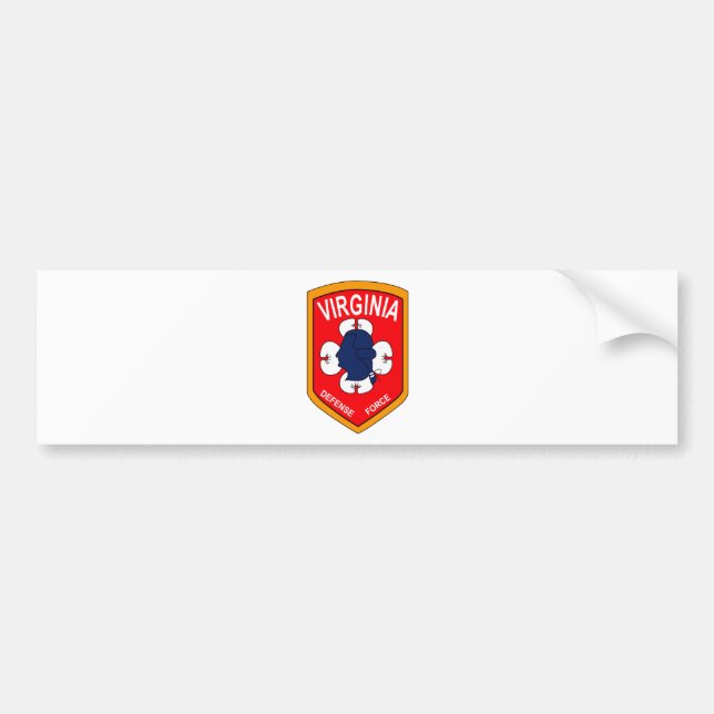 Virginia Defense Force - Echo Company Bumper Sticker (Front)
