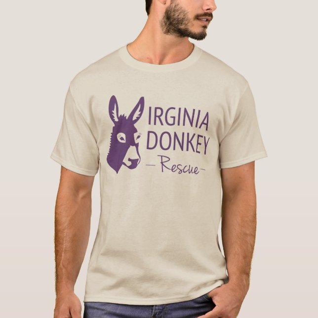 Virginia Donkey Rescue T-Shirt (Front)