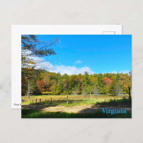 Virginia Fall Colors Postcard