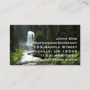 Virginia Falls at Glacier National Park Business Card