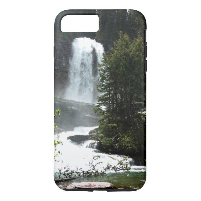 Virginia Falls at Glacier National Park Case-Mate iPhone Case (Back)