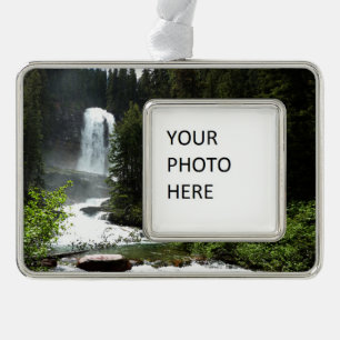 Virginia Falls at Glacier National Park Christmas Ornament
