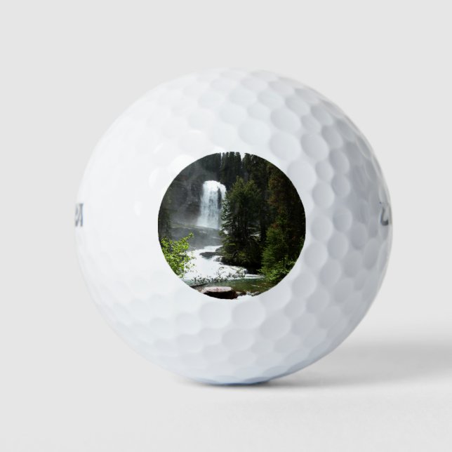 Virginia Falls at Glacier National Park Golf Balls (Front)
