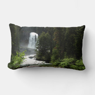 Virginia Falls at Glacier National Park Lumbar Pillow