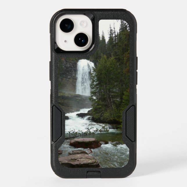 Virginia Falls at Glacier National Park Otterbox iPhone Case (Back)