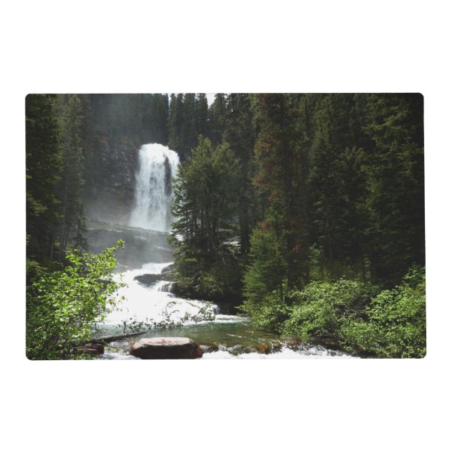 Virginia Falls at Glacier National Park Placemat (Front)