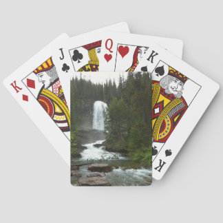 Virginia Falls at Glacier National Park Poker Cards