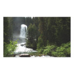 Virginia Falls at Glacier National Park Rectangular Sticker