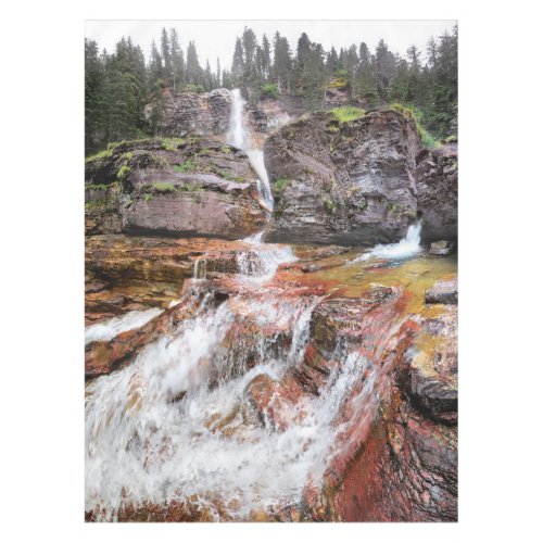 Virginia Falls _ Glacier National Park Tablecloth