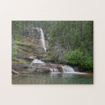 Virginia Falls II at Glacier National Park Jigsaw Puzzle