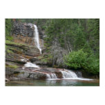Virginia Falls II at Glacier National Park Poster