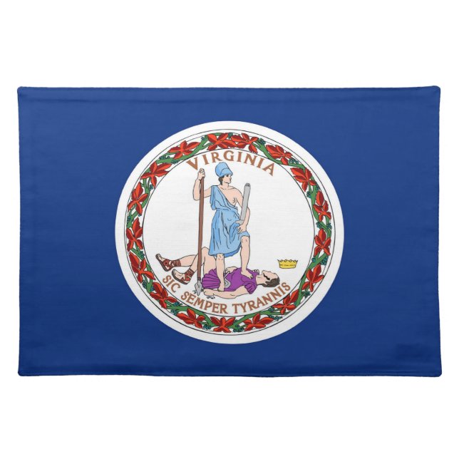 Virginia Flag American MoJo Placemat (Front)
