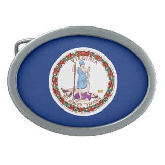 Virginia Flag Belt Buckle