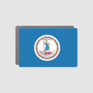 VIRGINIA Flag - Car Magnet