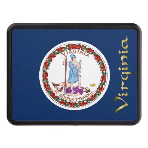 Virginia flag hitch cover