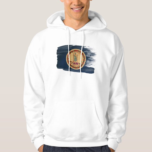 Virginia Flag Hoodie (Front)
