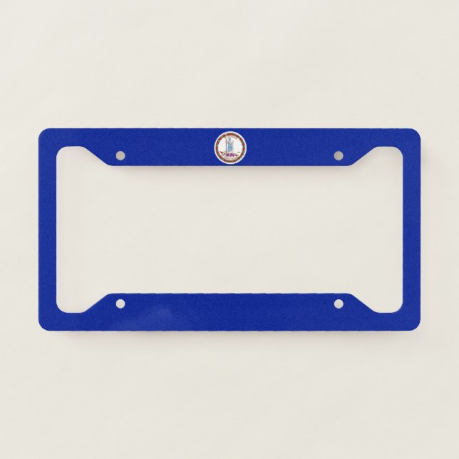 Virginia flag license plate frame (Front)