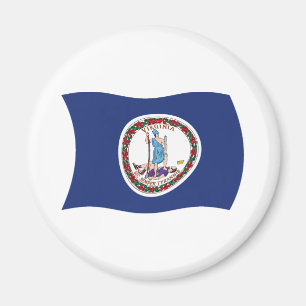 Virginia Flag Magnet