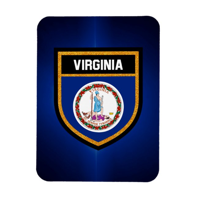 Virginia Flag Magnet (Vertical)