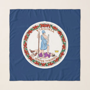 Virginia flag scarf