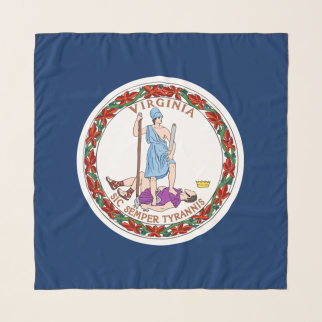 Virginia flag scarf (Front)