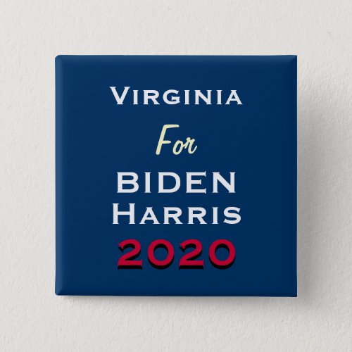 Virginia For BIDEN HARRIS 2020 Campaign Button
