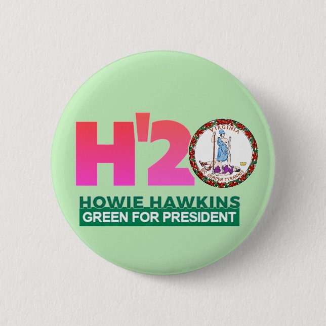 Virginia for Howie 2020 Button (Front)
