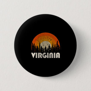 Virginia - funny nature vintage hiking 60s 70s 80s button