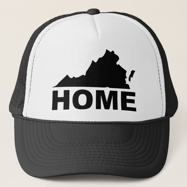 Virginia Home Away From State Ball Cap Hat (Front)