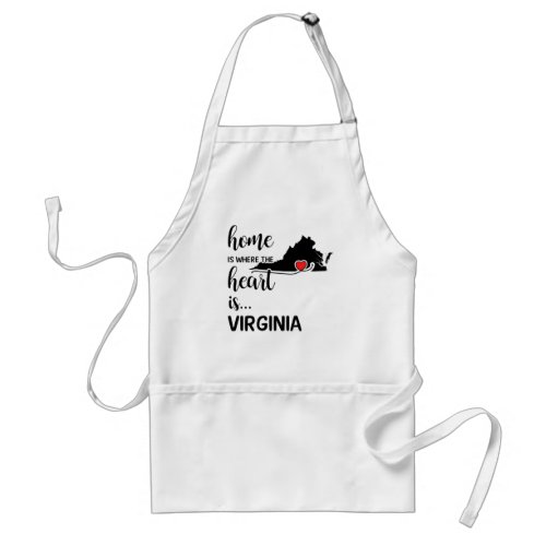 Virginia home is where the heart is adult apron