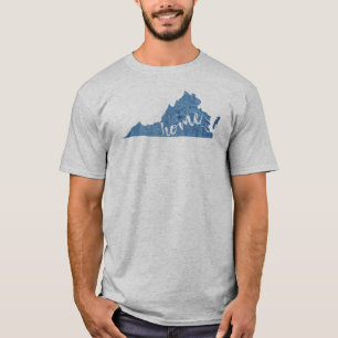 Virginia Home Wood Grain T-Shirt