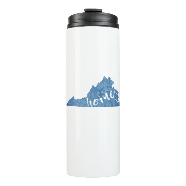 Virginia Home Wood Grain Thermal Tumbler (Front)