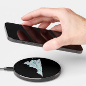 Virginia Interstate Map Wireless Charger (Hand)