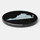 Virginia Interstate Map Wireless Charger (Front 2)