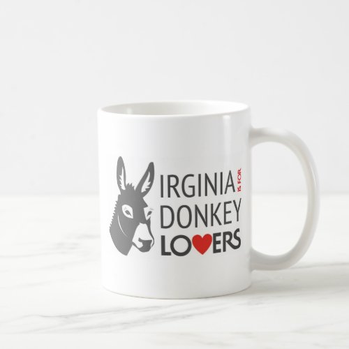 Virginia is for Donkey Lovers Coffee Mug