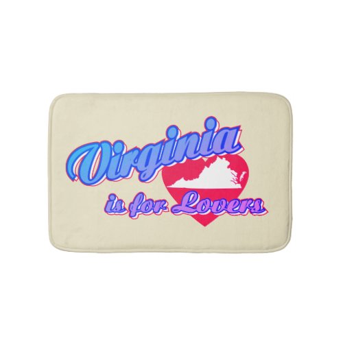 Virginia is For Lovers Bath Mat