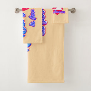 Virginia is for Lovers Bath Towel Set