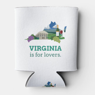 Virginia is for Lovers Can Cooler